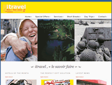 Tablet Screenshot of itravel.co.je